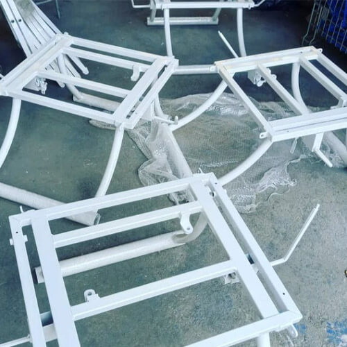 Pintura Eletrostática em Equipamentos Hospitalares